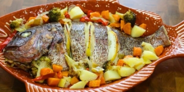 Receita de Pargo no Forno com Limão