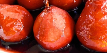 Receita das Peras Bêbadas perfeitas