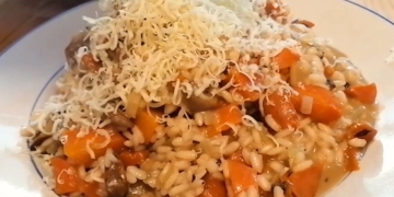 Receita do Risotto de Cenoura