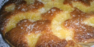 Receita da Tarte de Ananás e Coco muito simples