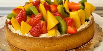 Receita da Tarte de Fruta Fresca