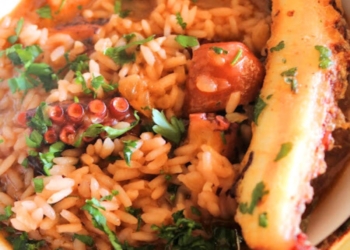 Receita do Arroz de Polvo mais saboroso