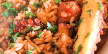 Receita do Arroz de Polvo mais saboroso