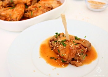Receita de Asinhas de Frango à Oriental