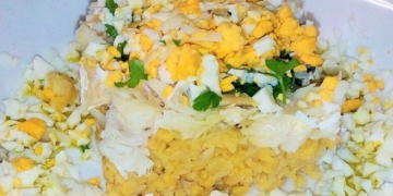 Receita de Bacalhau com Grão