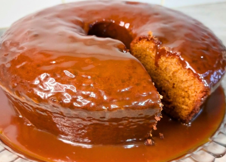 Receita deliciosa do Bolo de Caramelo