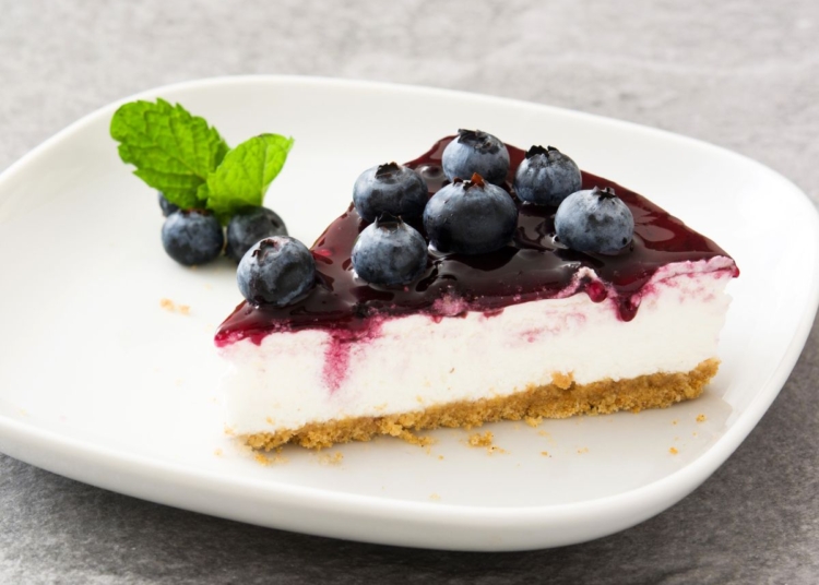 Receita do Cheesecake de Mirtilos