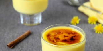 Receita do Creme de Coco e Laranja