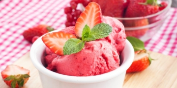 Receita do Gelado de Frutos Silvestres cheio de sabor