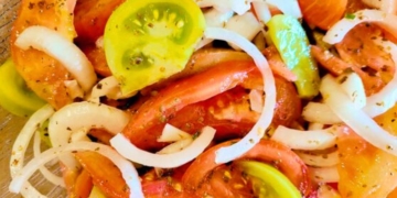 Receita da Salada de Tomate com Orégãos