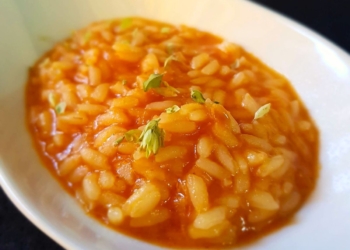 Receita do Arroz de Tomate cremoso