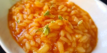 Receita do Arroz de Tomate cremoso