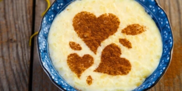 Receita de Arroz Doce de Cesto