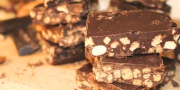 Receita das Barritas de Chocolate e Cereais