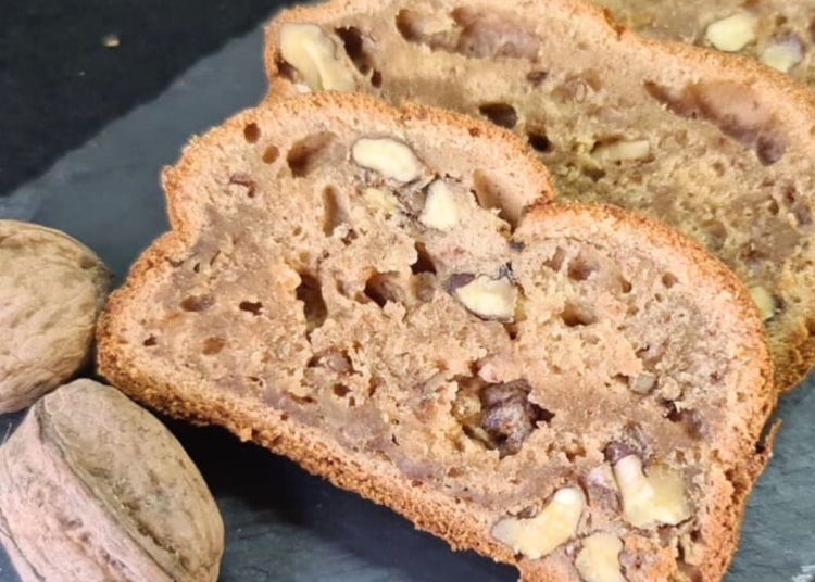 Receita do Bolo de Banana e Noz