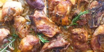 Receita de Coelho Assado no Forno