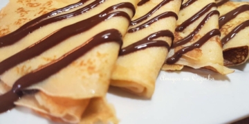 Receita dos Crepes com Nutella e Manteiga de Amendoim