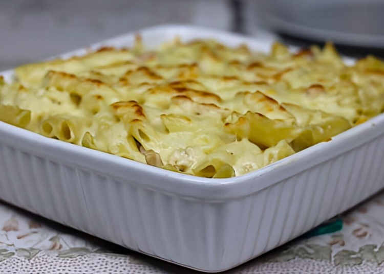 Receita do Gratinado de Frango com Fiambre e Milho