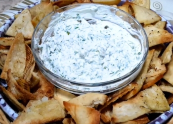 Receita muito simples de Nachos com Queijo de Ervas
