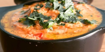 Receita de Patê de Feijão e Pimentos Assados