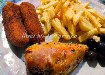 Receita de Peito de Frango com Banana Frita