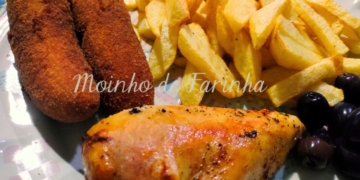 Receita de Peito de Frango com Banana Frita