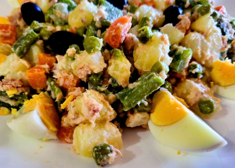 Receita de Salada Russa com Atum