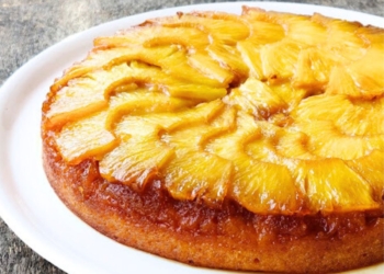 Receita da Tarte de Abacaxi Invertida