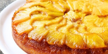Receita da Tarte de Abacaxi Invertida