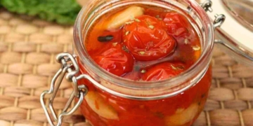 Receita de Tomate Cherry Confitado 