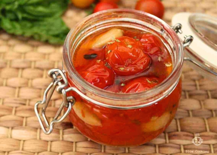 Receita de Tomate Cherry Confitado 