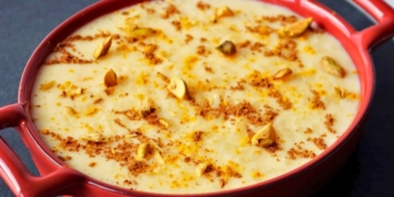 Receita de Arroz Doce com Açafrão e Cardamomo