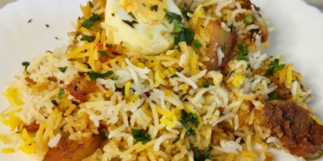 Receita do Biryani de Borrego