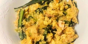 Receita de Migas de Grelos e Alheira
