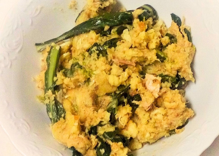 Receita de Migas de Grelos e Alheira