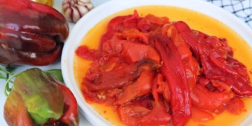 Receita de Pimentos Assados