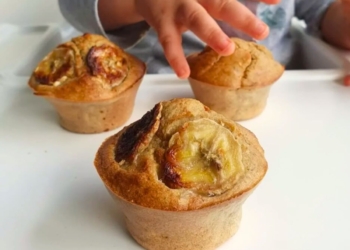 Receita dos Queques de Banana sem açúcar