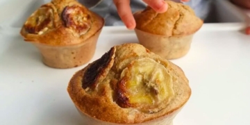 Receita dos Queques de Banana sem açúcar