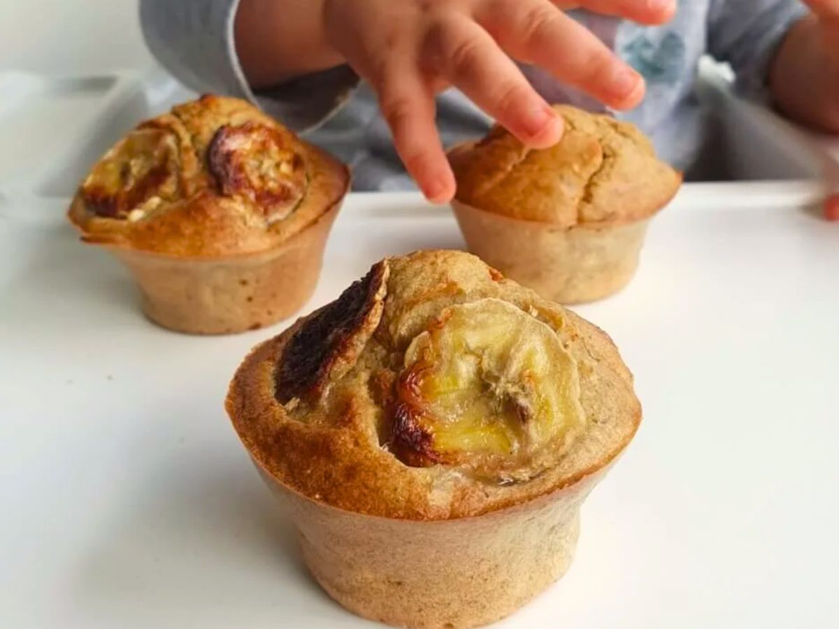 Receita dos Queques de Banana sem açúcar