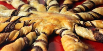 Receita dos Torcidos de Massa Folhada com Nutella
