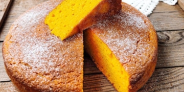 Receita do Bolo de Abóbora e Amêndoa