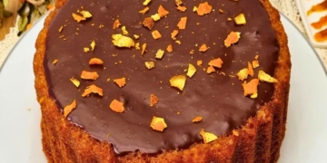 Receita do Bolo de Laranja crocante