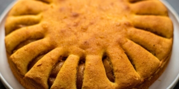 Receita do Bolo de Maçã e Limão