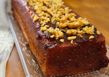 Receita do Bolo de Nozes