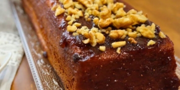 Receita do Bolo de Nozes