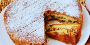 Receita do Bolo Húngaro com noz e canela