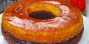 Receita do Bolo Pudim sem leite condensado
