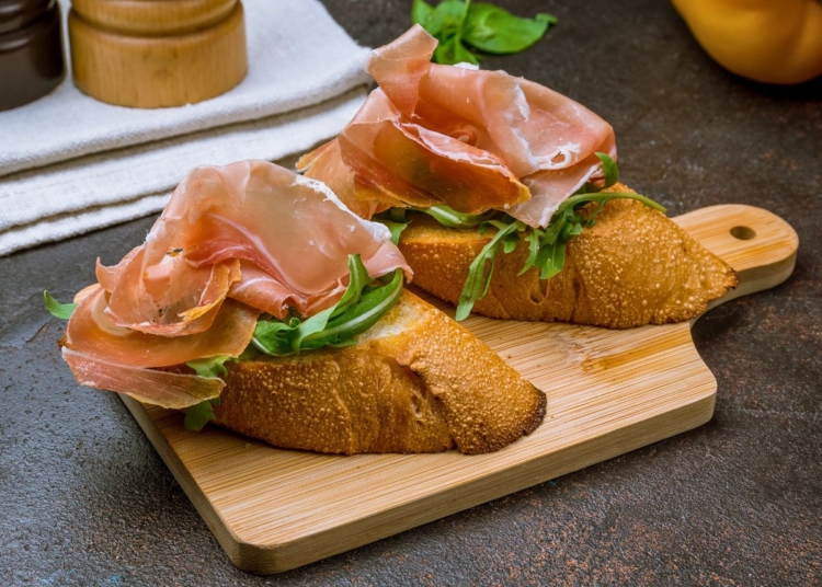Receita da Bruschetta de Presunto