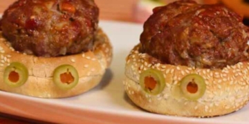 Receita de Cérebros de Almôndega para o Halloween