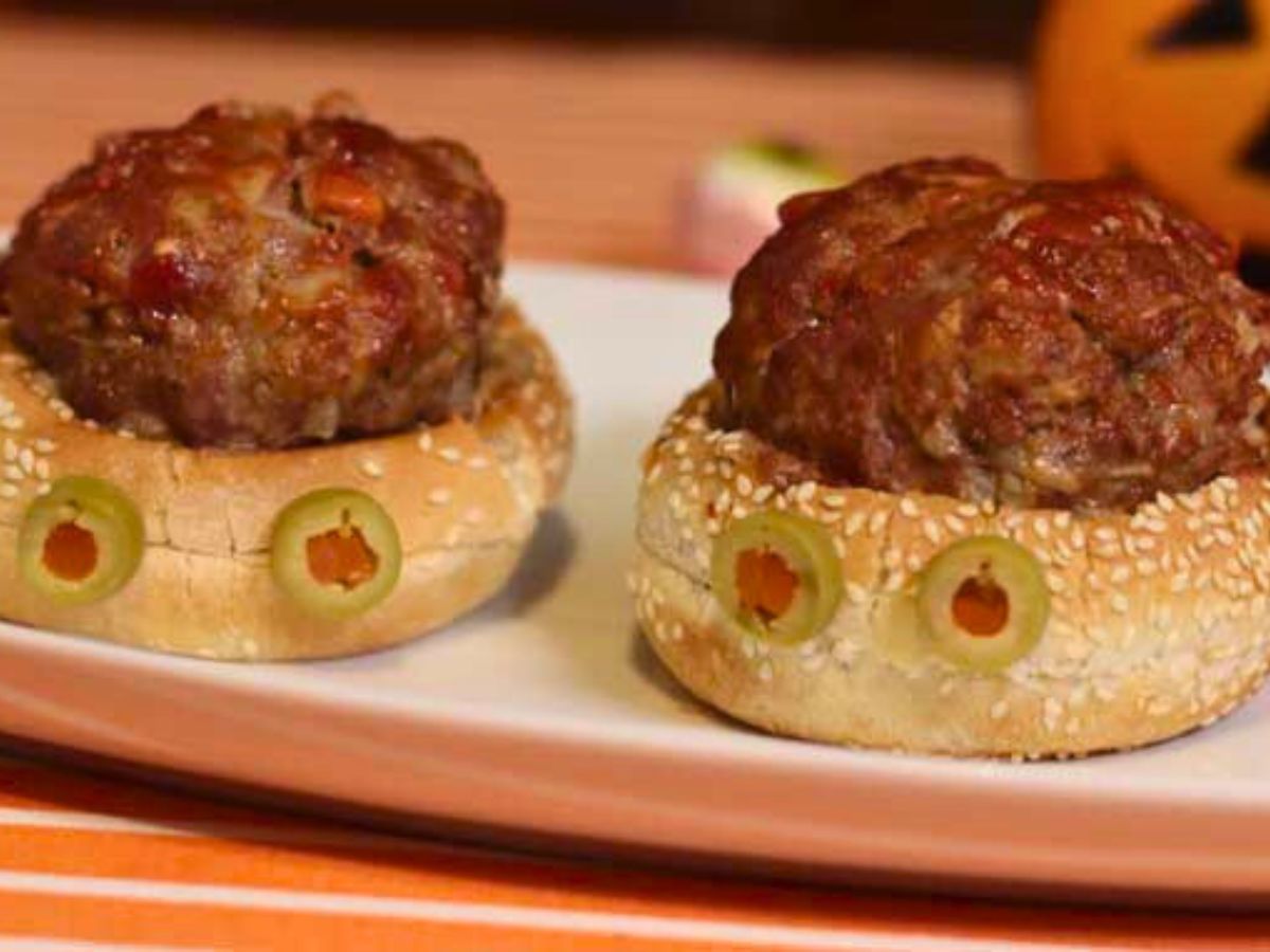 Receita de Cérebros de Almôndega para o Halloween